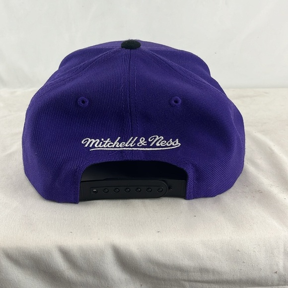 Mitchell & Ness Raptors Purple Fabric NBA Hardwood Classics Cap - Picture 3 of 8